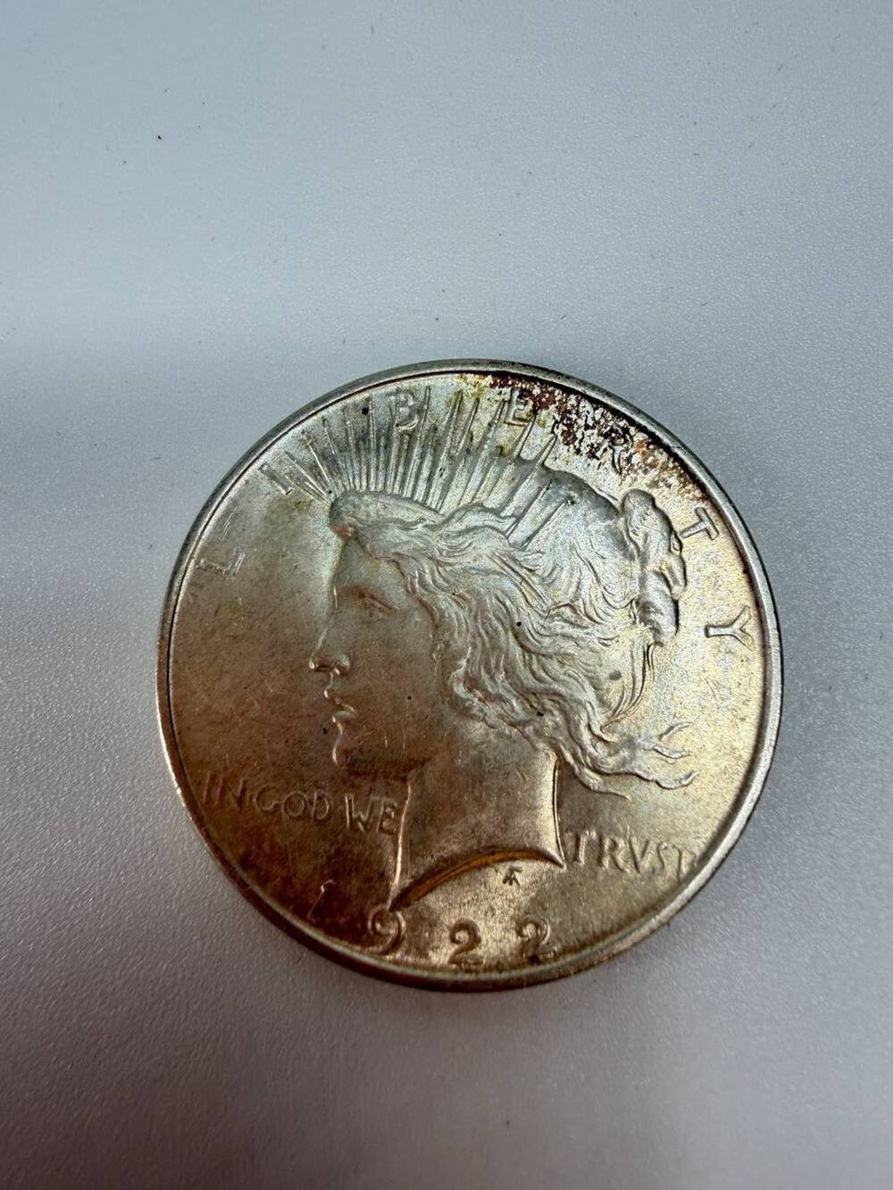 1922 Peace Silver Dollar Coin USA Liberty $1 26.76g 90% Silver Circulated